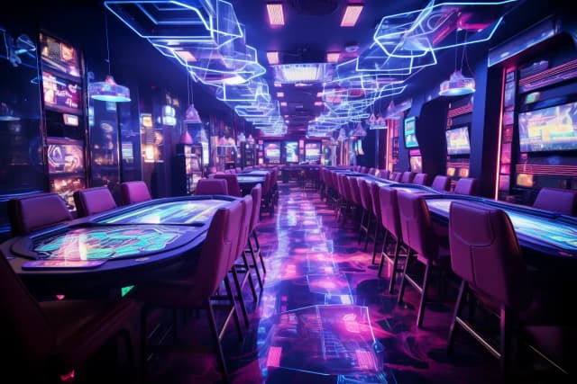 Papildyta realybė tiesioginių pardavėjų kazino image