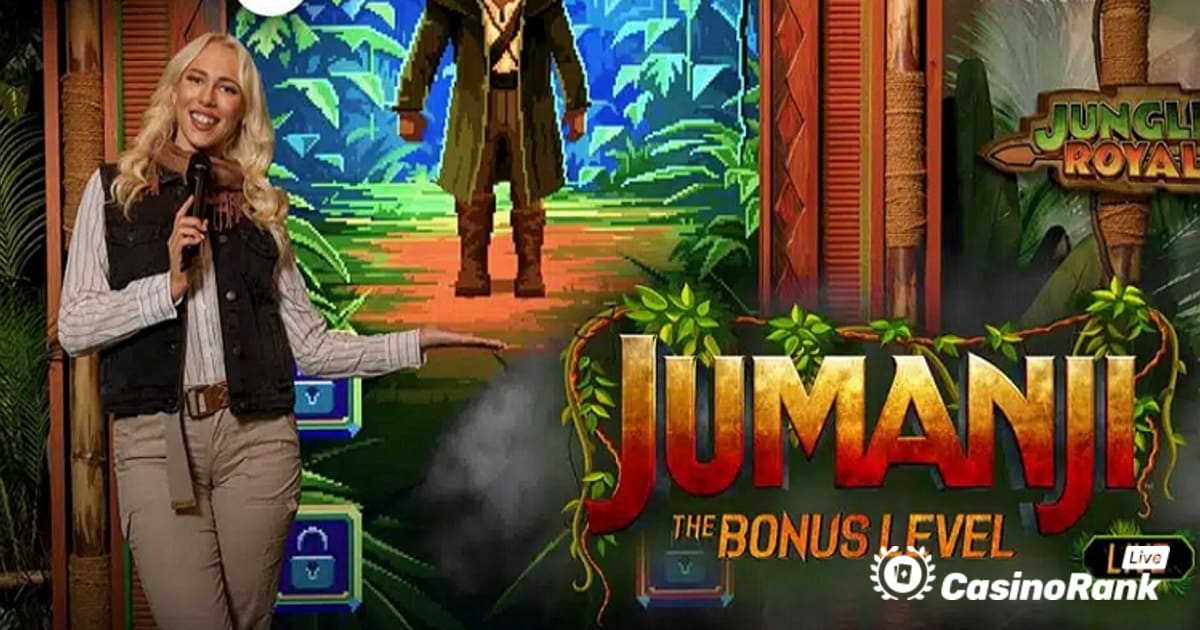 Playtech pristato naują tiesioginį kazino žaidimą Jumanji The Bonus Level